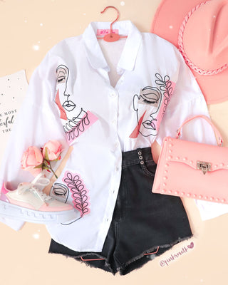 CAMISA LA MUJER ES ARTE