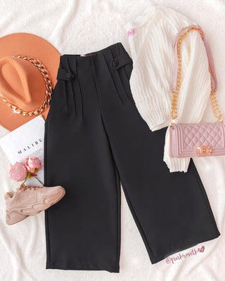 PANTALÓN ANCHO NEGRO