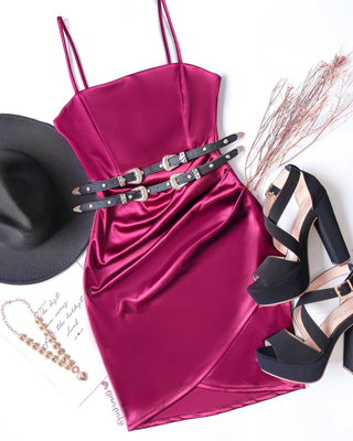 Vestido satinado