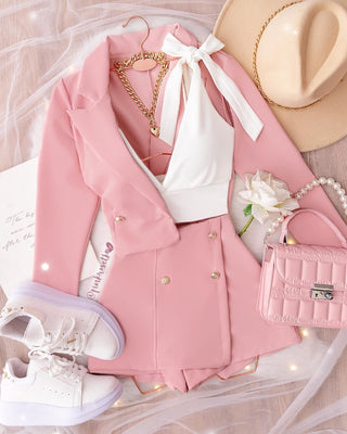 SET FALDA SHORT Y BLAZER