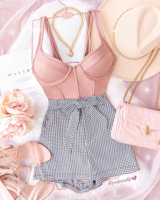 Crop top de copas