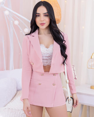 SET FALDA SHORT Y BLAZER