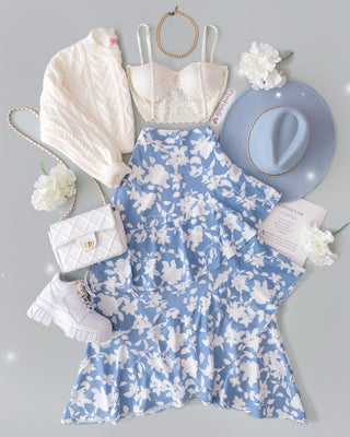 Falda de flores y boleros